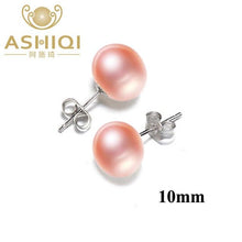 Load image into Gallery viewer, Natural Freshwater Pearl Stud Earrings
