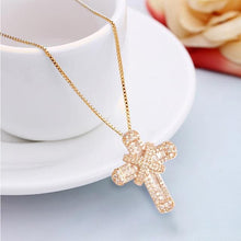 Load image into Gallery viewer, Fashion Lucky Simple Shiny Cubic Zirconia Cross
